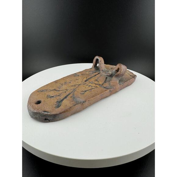 Handmade Pressed Flower Pottery Piece - Picture 5 of 6